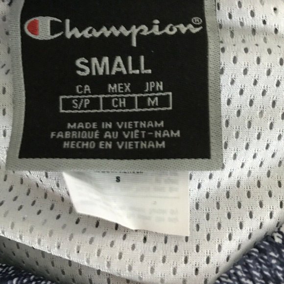 Champion Coaches Jacket Indigo "Demin Logo" Women S and M NWT - Picture 7 of 8